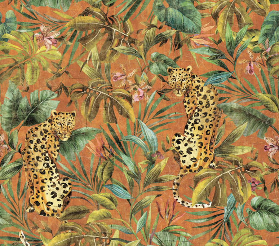 Exotica Mural - Orange