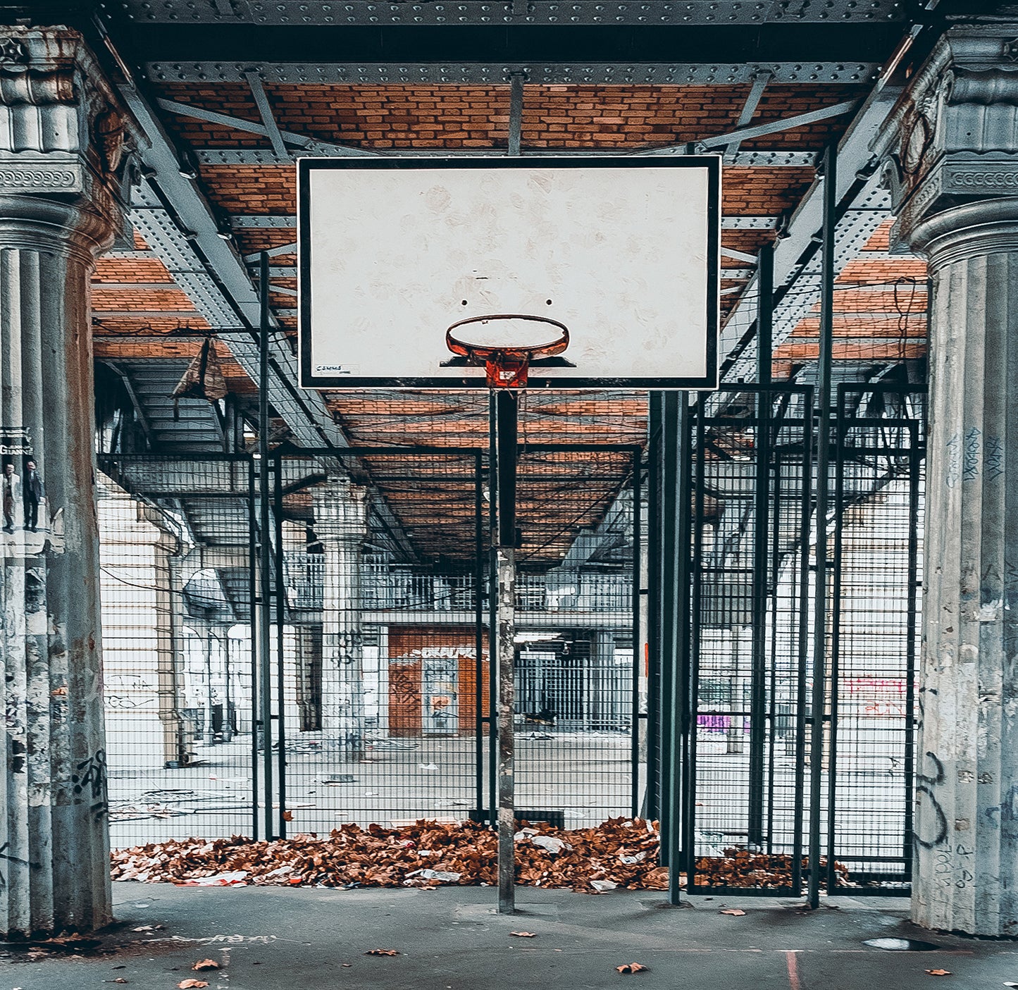 Basketball - Street - Full Wall Mural