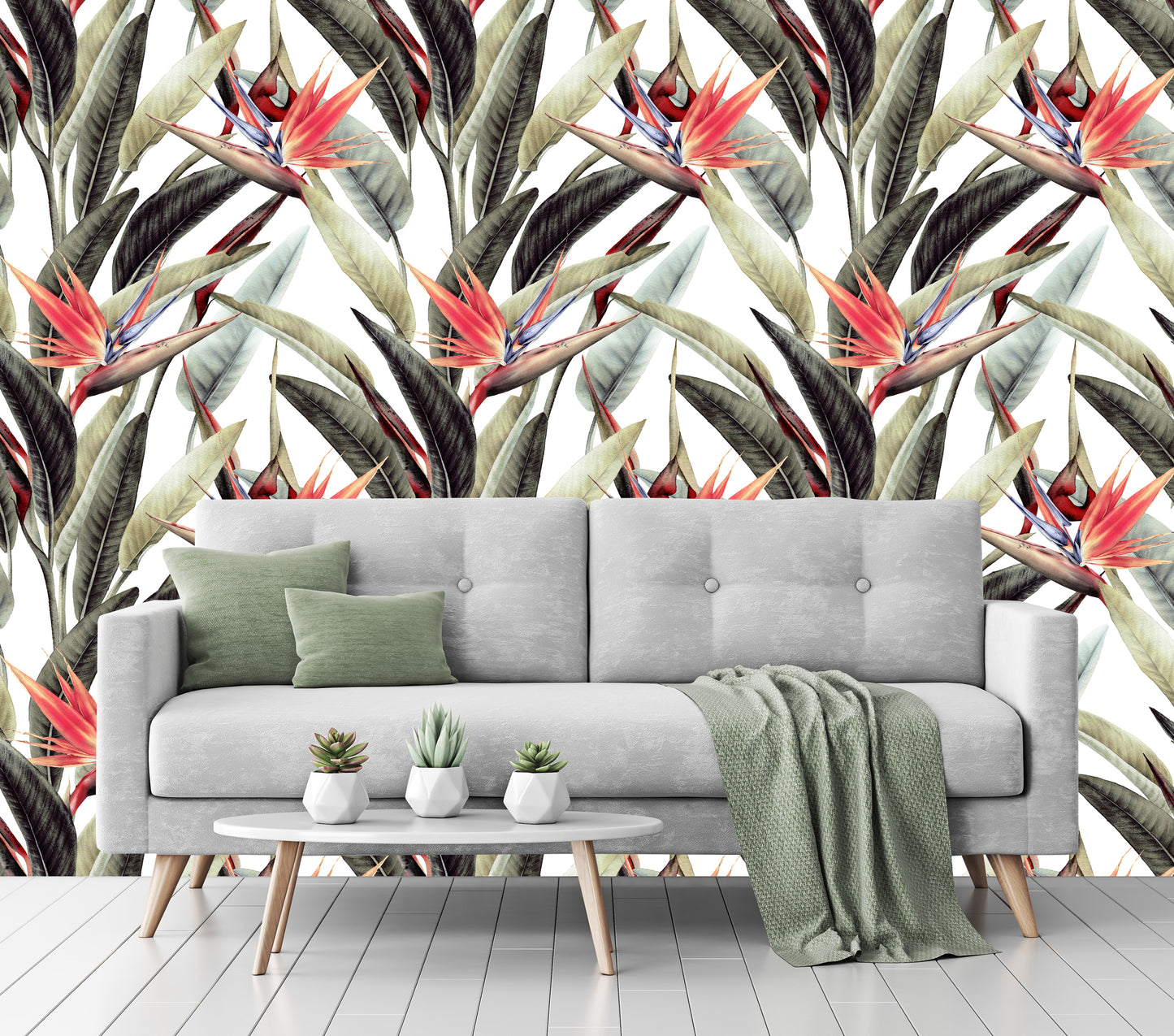 Bird of Paradise  - Full Wall Mural