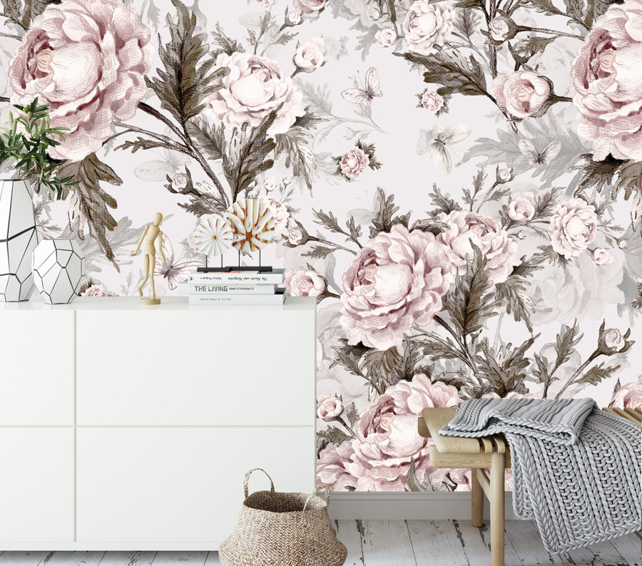 Butterfly Kisses - Full Wall Mural