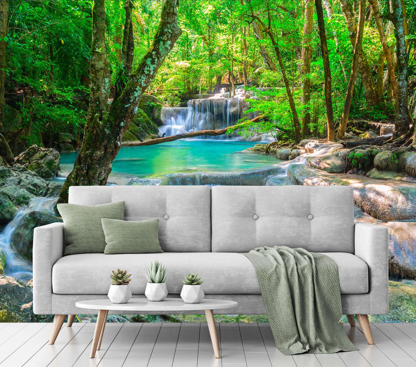 Calming Falls - Full Wall Mural