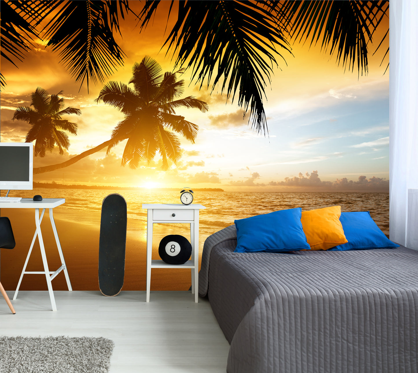Golden Sunrise - Full Wall Mural
