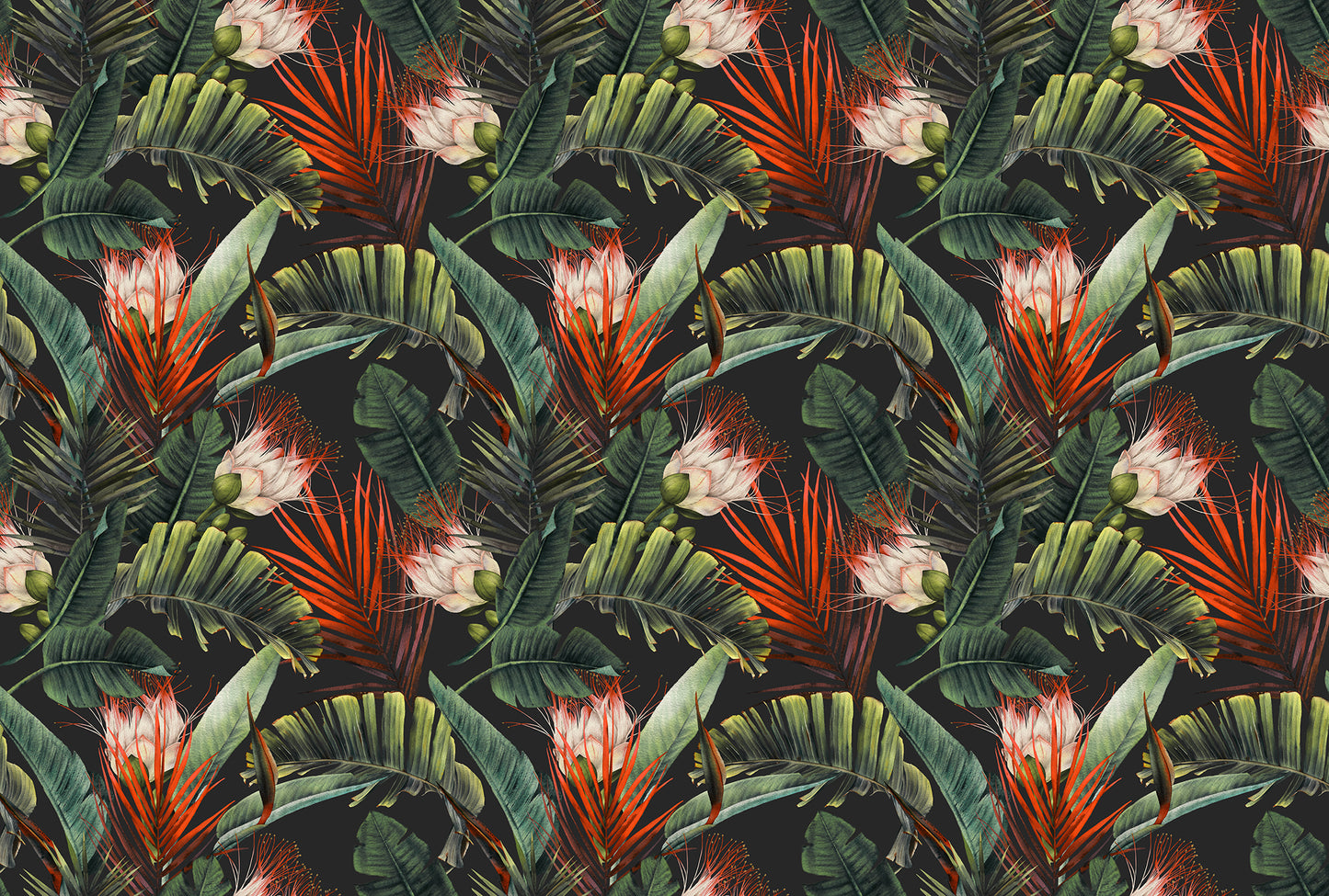 Orange Spring - Full Wall Mural
