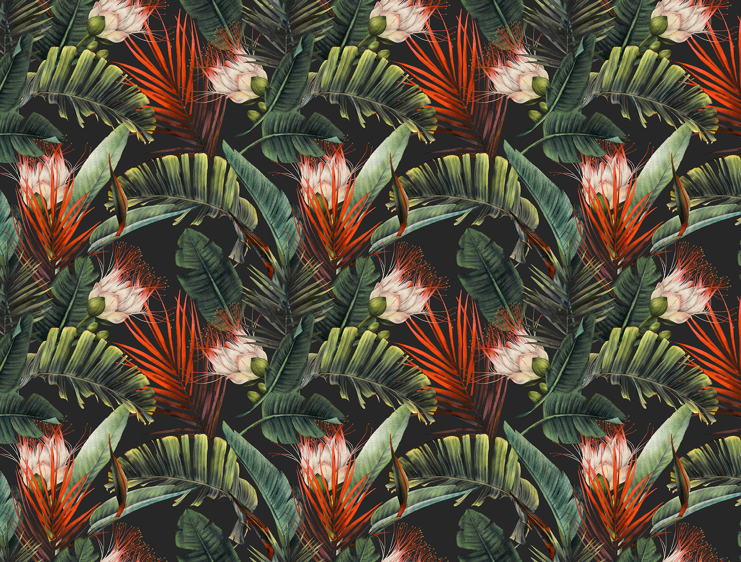 Orange Spring - Full Wall Mural