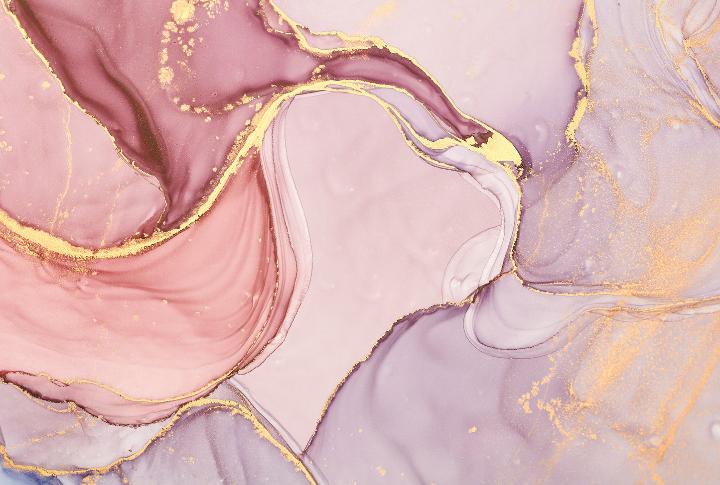 Marble Swirl Mauve - Full Wall Mural