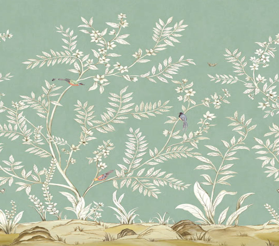 Vining Beauty Mural Sage