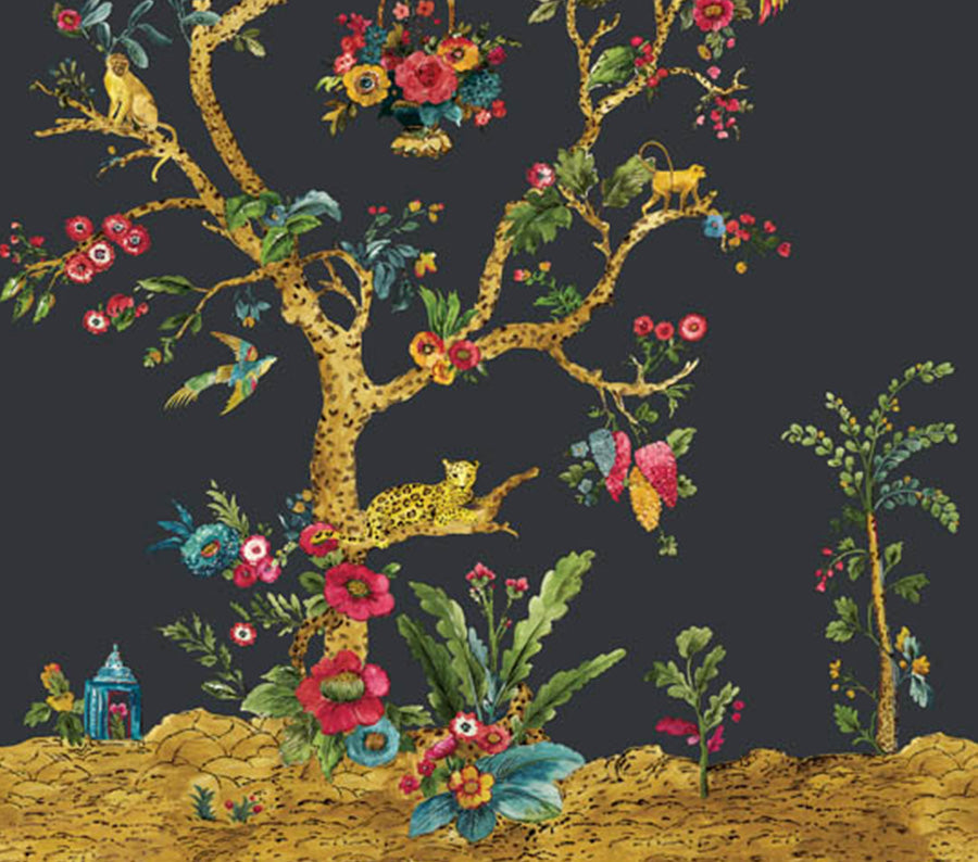 Tanzania Tree of Life Mural - Dark