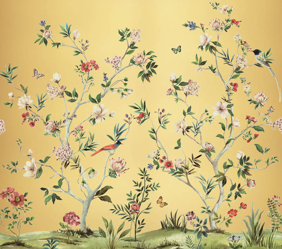 Tanzania Tree of Life Mural -Grass cloth Mural