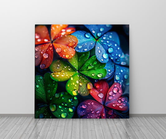 Four Leaf Clover 004 - Canvas