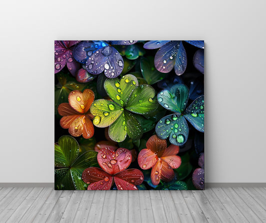 Four Leaf Clover 005 - Canvas