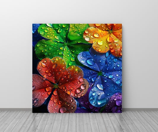 Four Leaf Clover 001 - Canvas