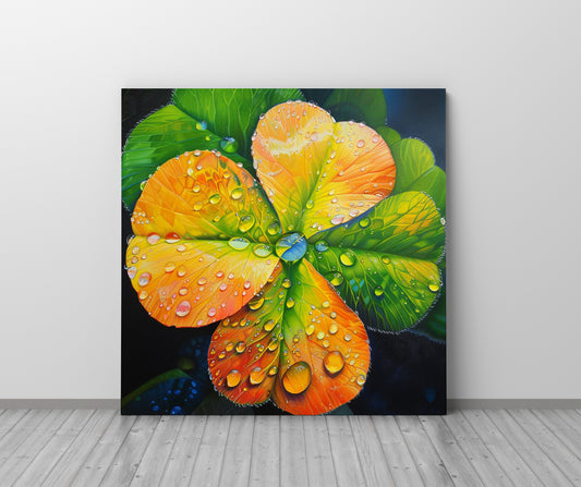 Four Leaf Clover 002 - Canvas