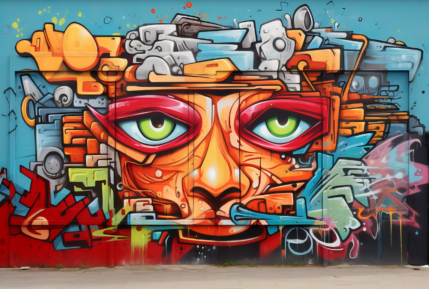 Graffiti 001 - Full Wall Mural