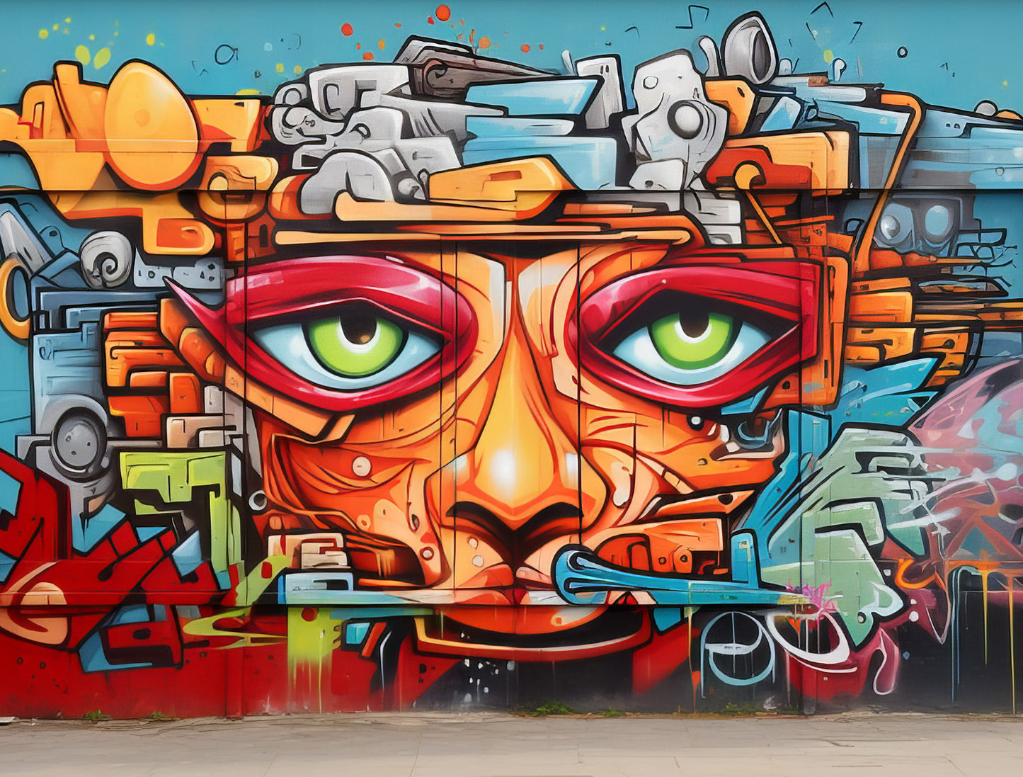 Graffiti 001 - Full Wall Mural