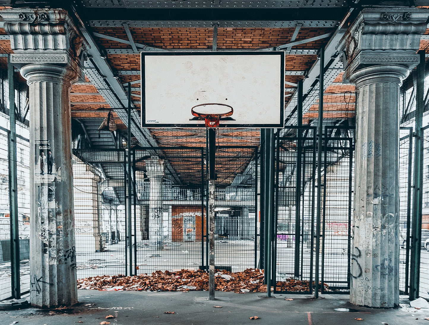 Basketball - Street - Full Wall Mural