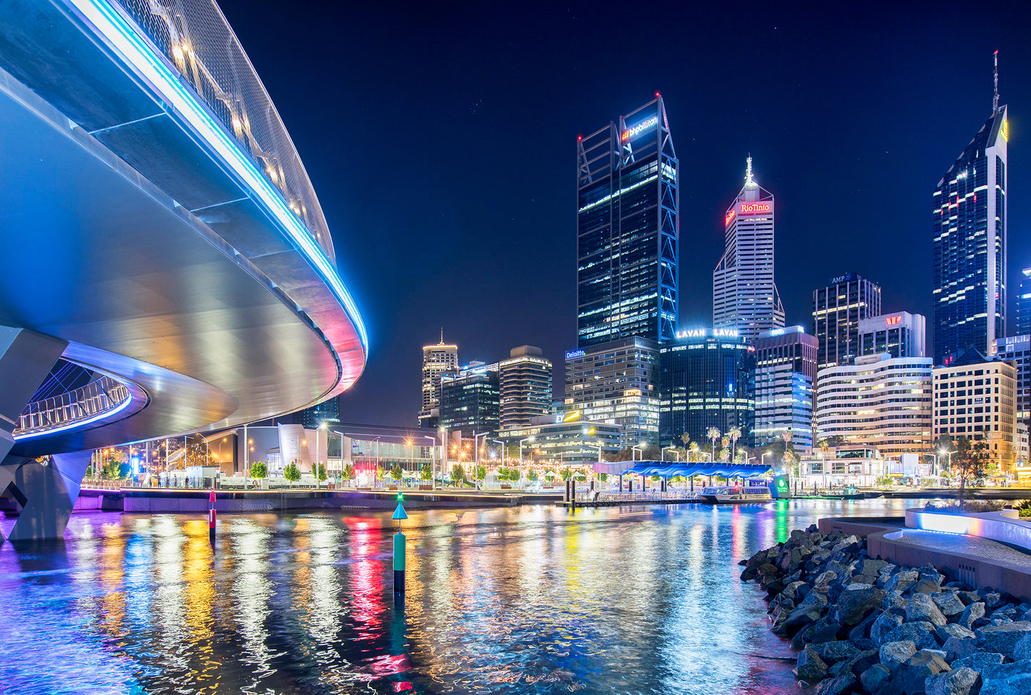 Elizabeth Quay Reflection - Full Wall Mural