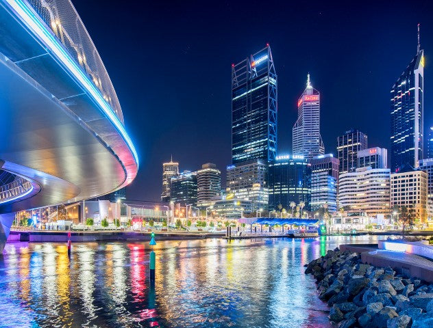 Elizabeth Quay Reflection - Full Wall Mural