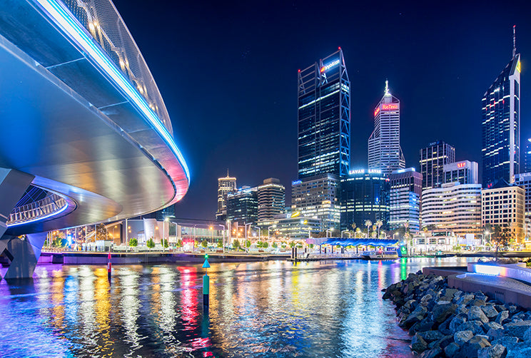 Elizabeth Quay Reflection - Full Wall Mural
