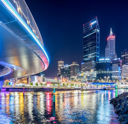 Elizabeth Quay Reflection - Full Wall Mural