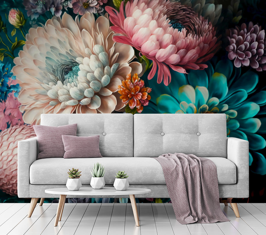 Floral Bouquet 001 - Full Wall Mural