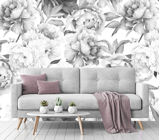 Floral Romance - Full Wall Mural