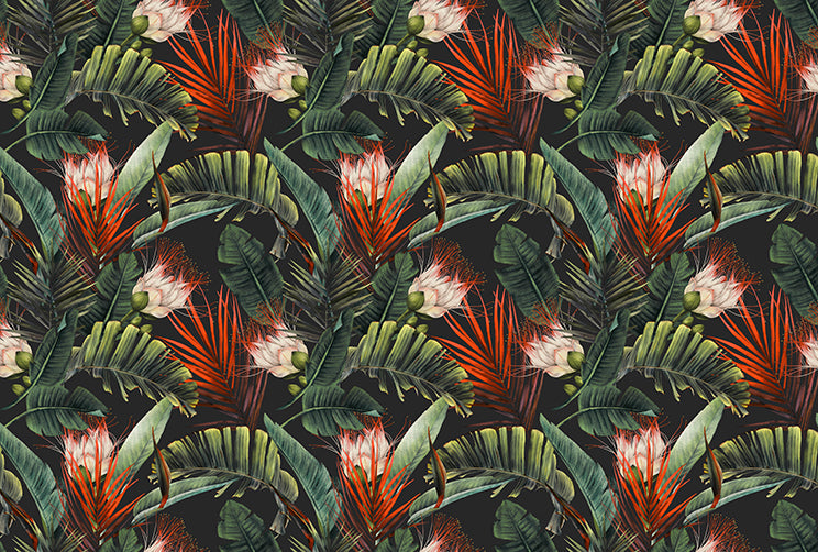 Orange Spring - Full Wall Mural