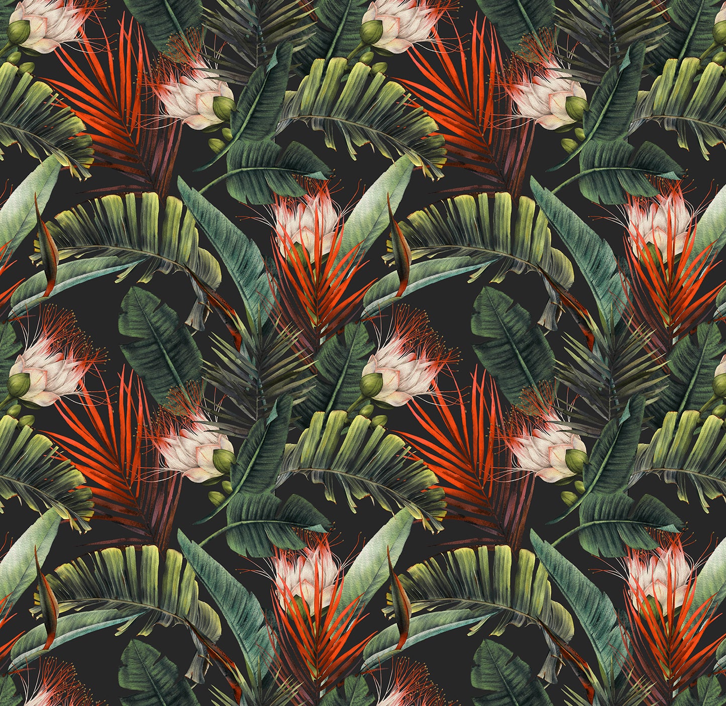 Orange Spring - Full Wall Mural