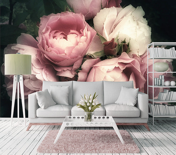 Floral Wall Murals - Pretty Peony – Pro Art - Factory Direct