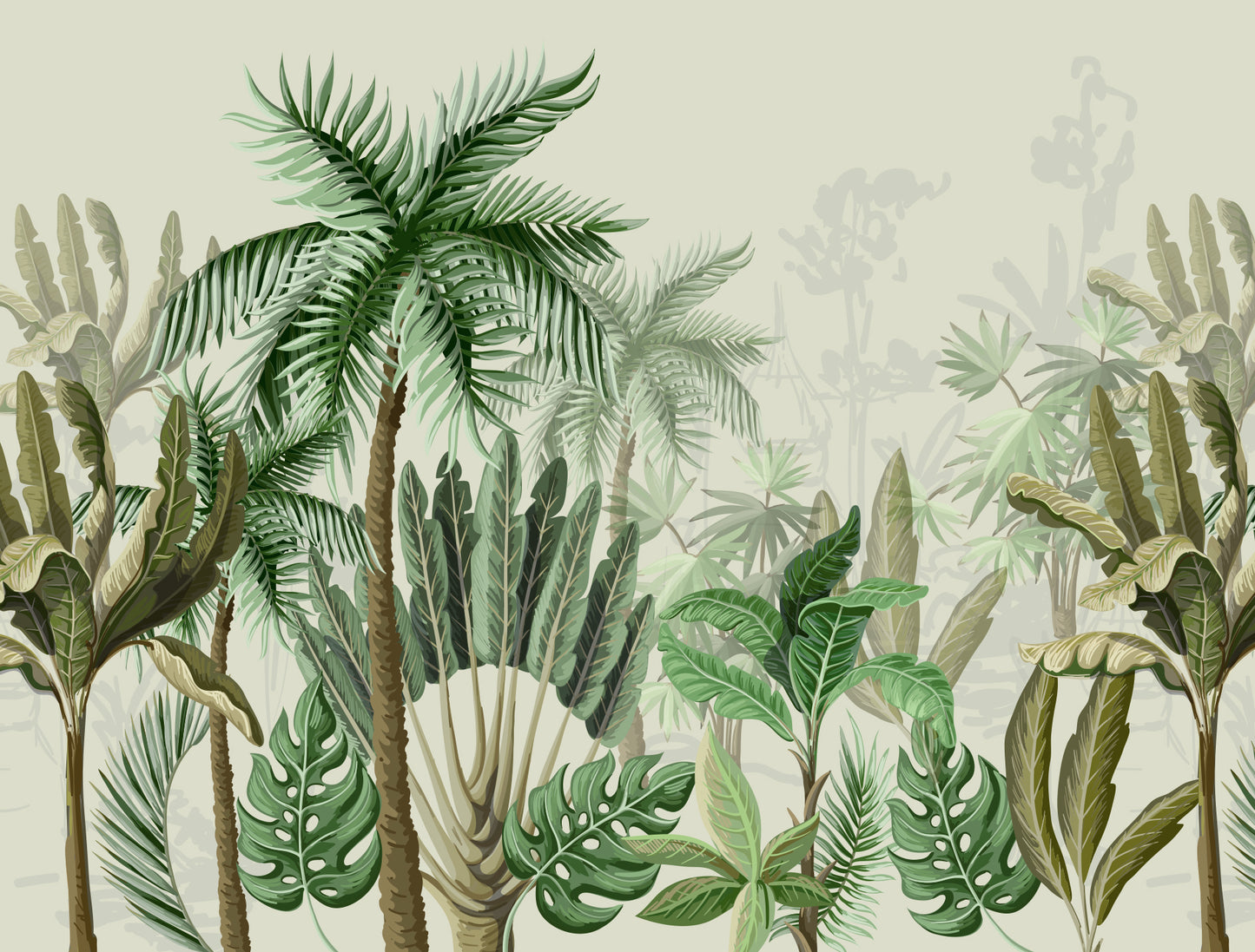 Tropic Feel - Full Wall Mural
