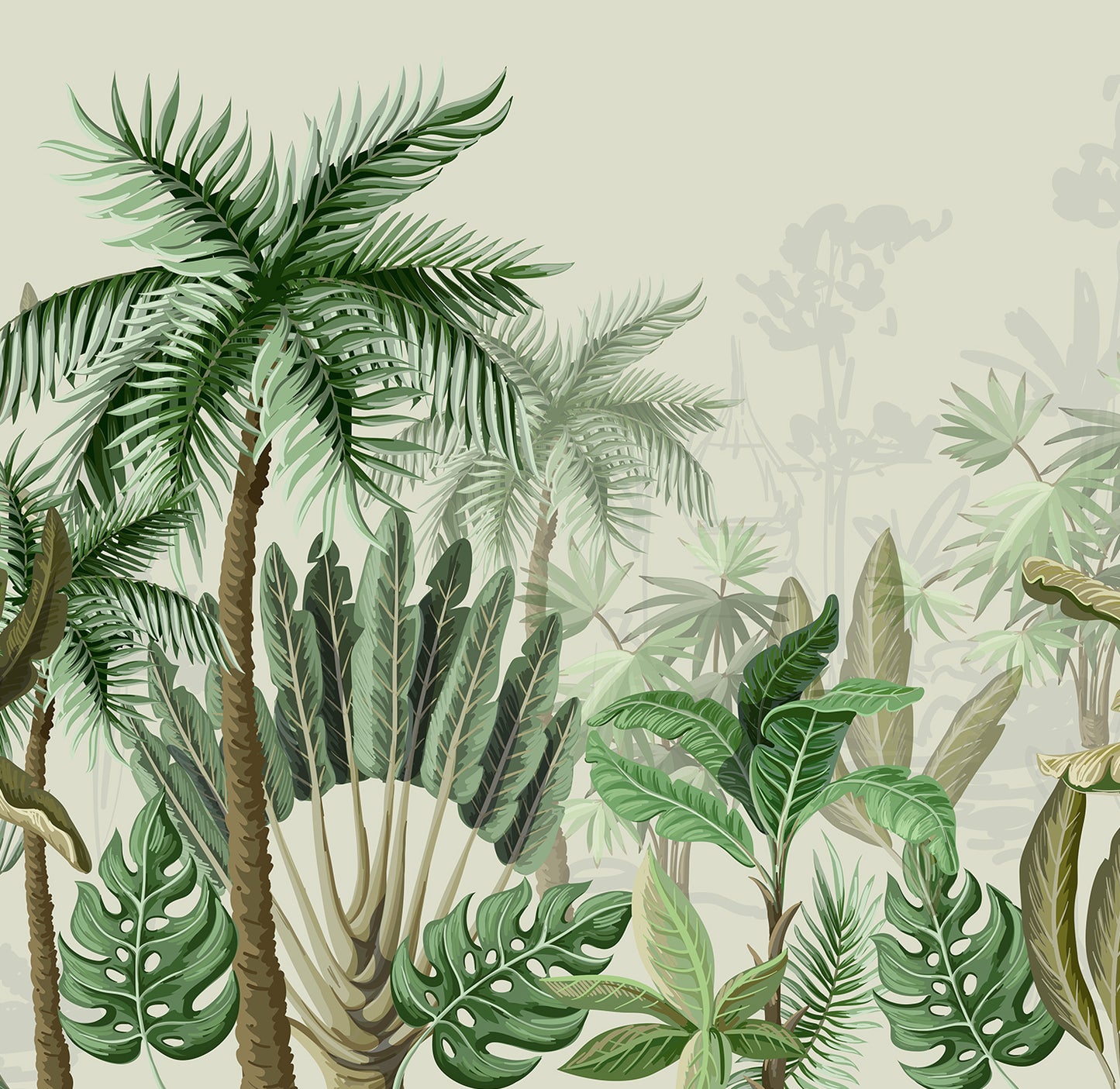 Tropic Feel - Full Wall Mural